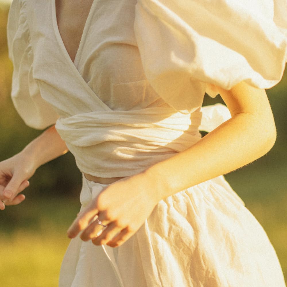 18K Rose Gold Plated Opal Ring, White/Green/Pink Opal, Adjustable Size - Image 5