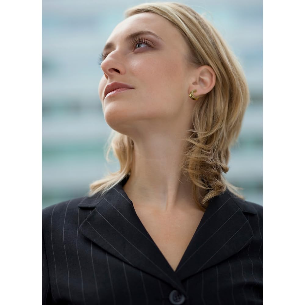 MUSTHAVE Chunky Style Hoop Series, 18K Gold plated Earrings for Women, Lightweight, Yellow color, Huggie, Fashion Jewelry for Girls - Image 5