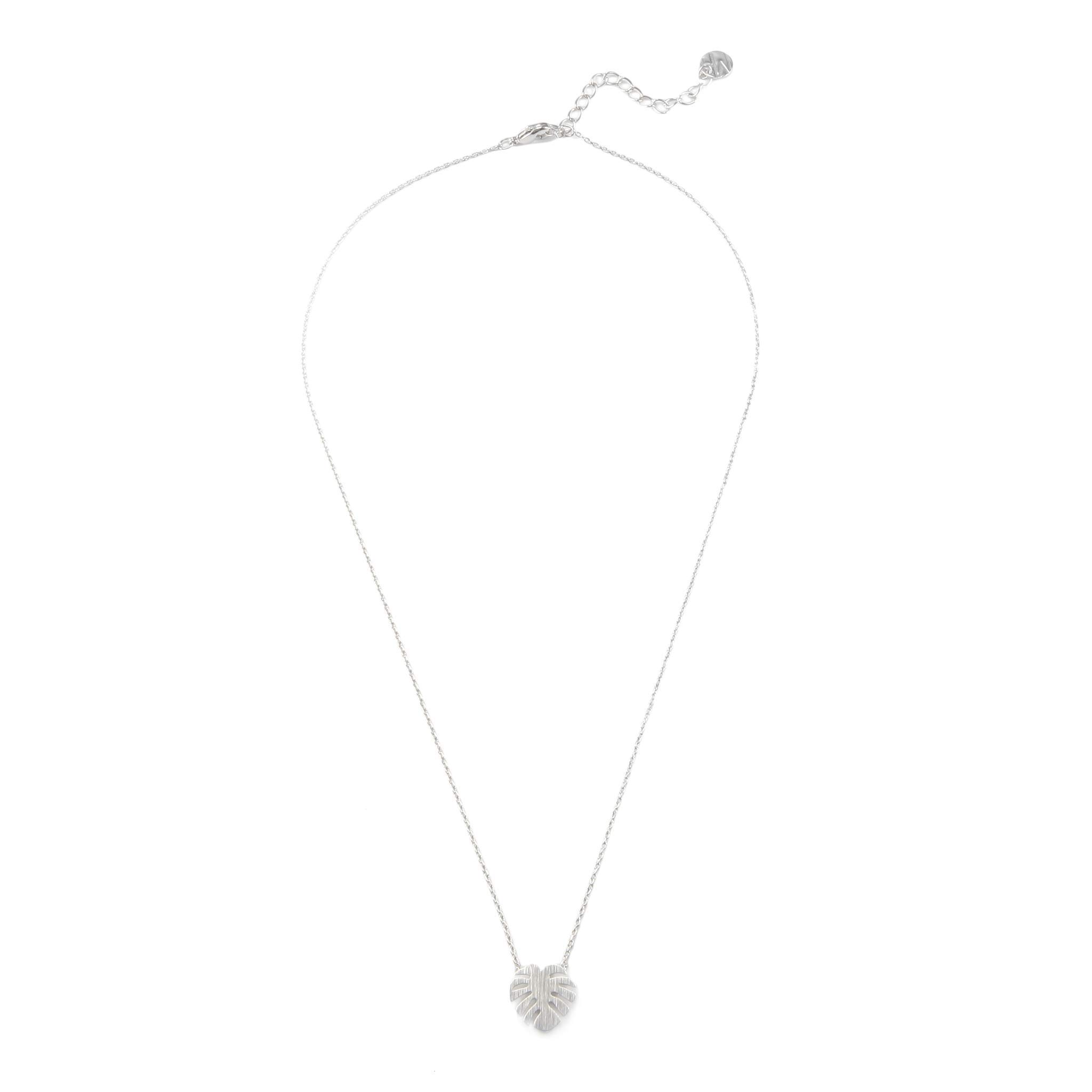 MUSTHAVE Monstera Leaf 18K Gold Plated Necklace With Message Card, Yellow and White Color, Anchor Chain, Best Gift Necklace, Size 16 inch + 2 inch Extender, Pendant, Gift Card - Image 5