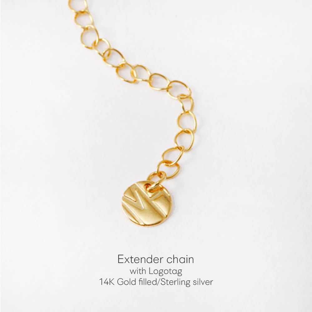 MUSTHAVE Monstera Leaf 18K Gold Plated Necklace With Message Card, Yellow and White Color, Anchor Chain, Best Gift Necklace, Size 16 inch + 2 inch Extender, Pendant, Gift Card - Image 4