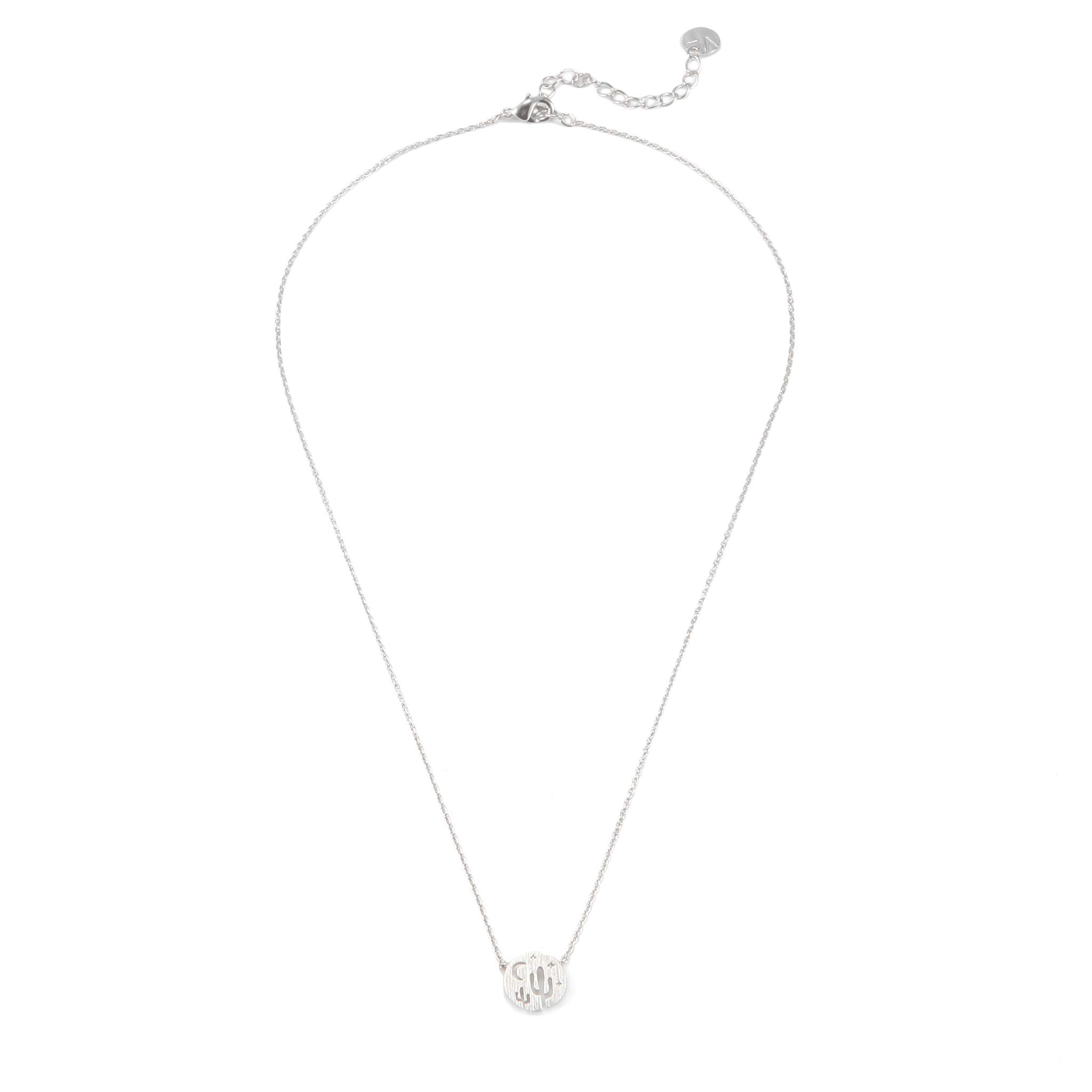 MUSTHAVE More And More Cactus 18K Gold Plated Necklace With Message Card, Yellow and White Color, Anchor Chain, Best Gift Necklace, Size 16 inch + 2 inch Extender, Pendant, Gift Card - Image 5