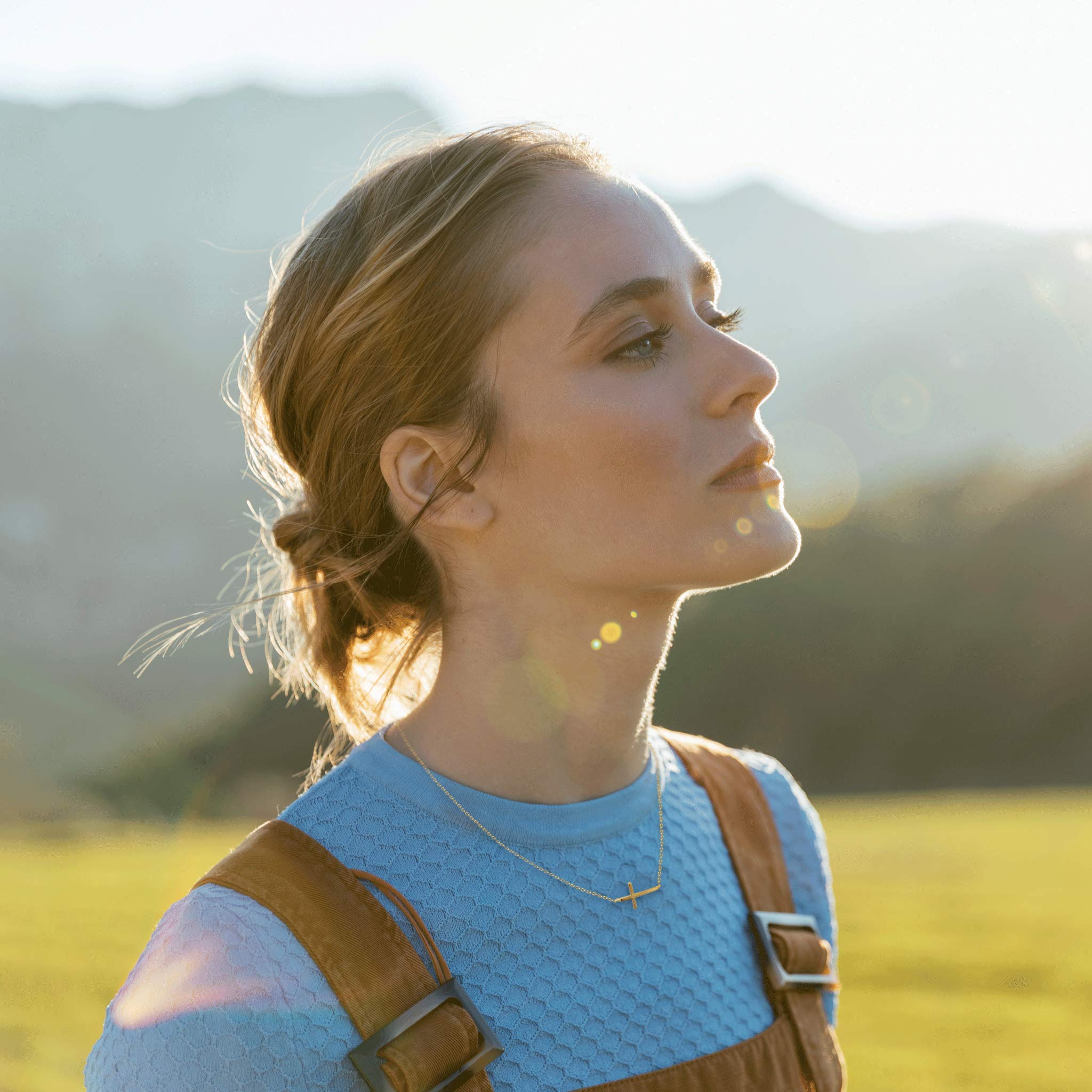 MUSTHAVE Side Cross 18K Gold Plated Necklace With Message Card, Color Gold and Silver, Anchor Chain, Best Gift Necklace, Size 16 inch + 2 inch Extender, Gift Card - Image 6