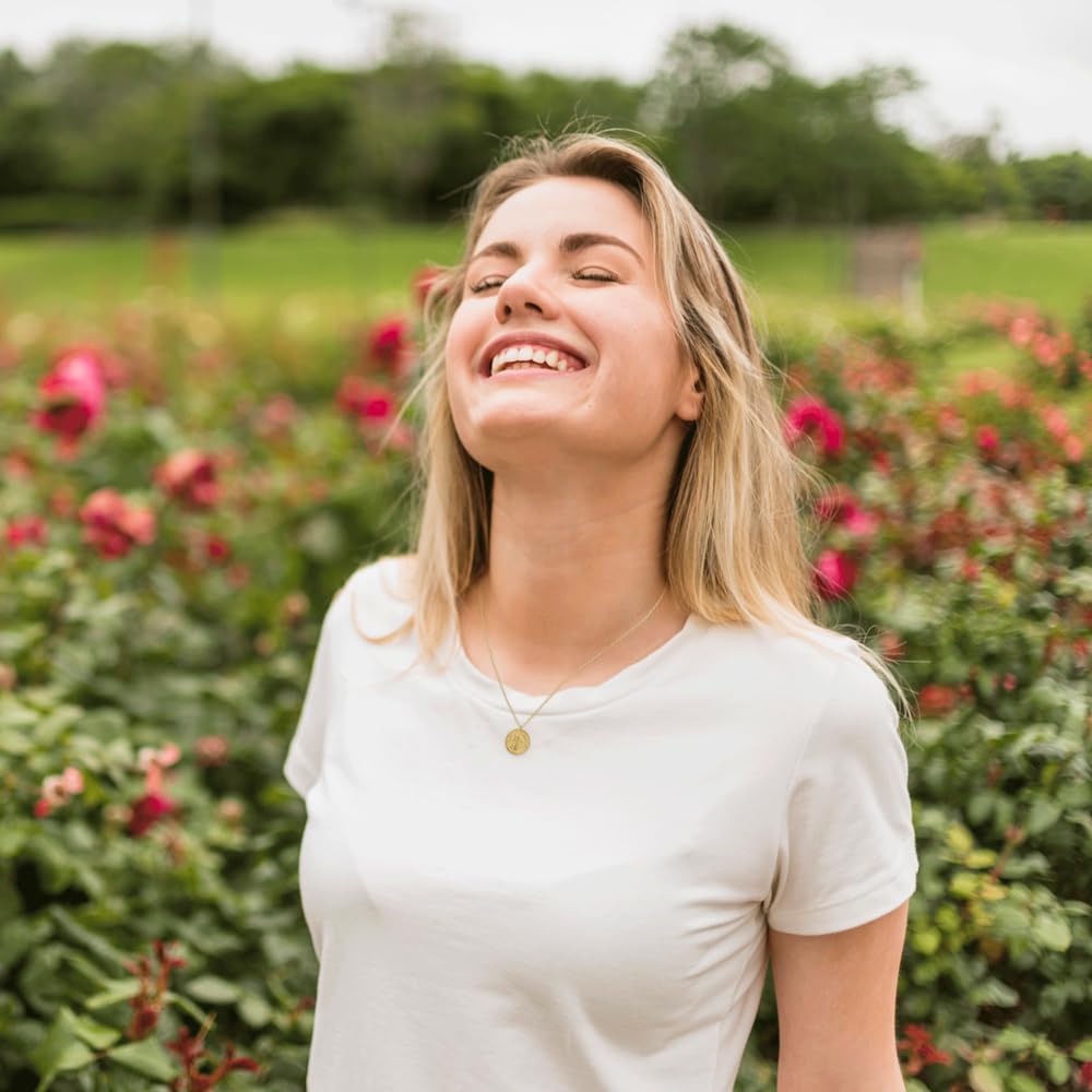 MUSTHAVE ST. Benedict Coin 18K Gold Plated Necklace With Message Card, Yellow and White Color, Anchor Chain, Best Gift Necklace, Size 16 inch + 2 inch Extender, Pendant - Image 9