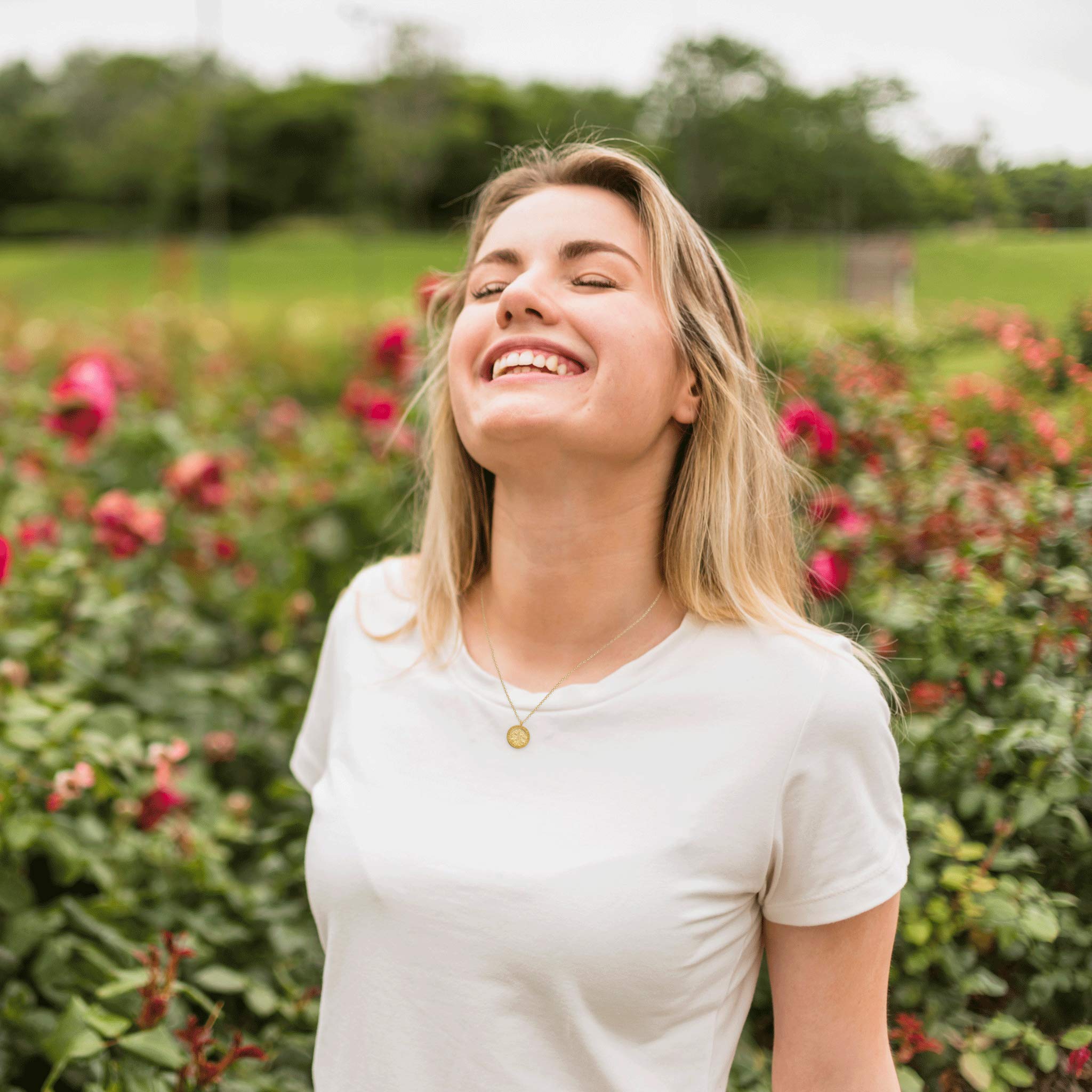 MUSTHAVE ST. Francis Coin 18K Gold Plated Necklace With Message Card, Yellow and White Color, Anchor Chain, Best Gift Necklace, Size 16 inch + 2 inch Extender, Pendant - Image 7